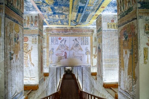 Hieroglyphs, valley of the Kings in Louxor