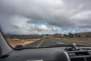 Stormy weather from Victoria West to Three Sisters