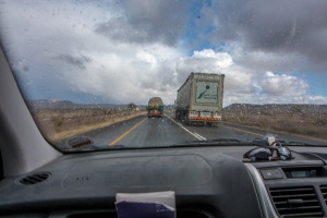 Stormy weather from Victoria West to Three Sisters