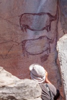 Rock painting in Tsodilo