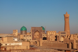 View of Bukhara from the Ark Fortress 