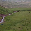Tulpar kol and surrounding hills