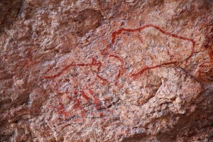Petroglyphes at Shakty cave
