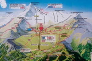 Kitzsteinhorn hiking map