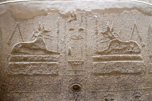 Hieroglyphs, valley of the Kings in Louxor