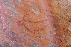 Rock painting in Tsodilo