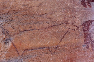 Rock painting in Tsodilo