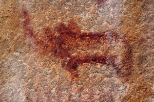 Rock painting in Tsodilo