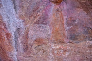 Rock painting in Tsodilo