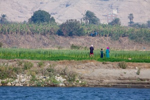 Farmer along the Nile