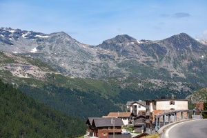 Alps behind Avers-Cresta